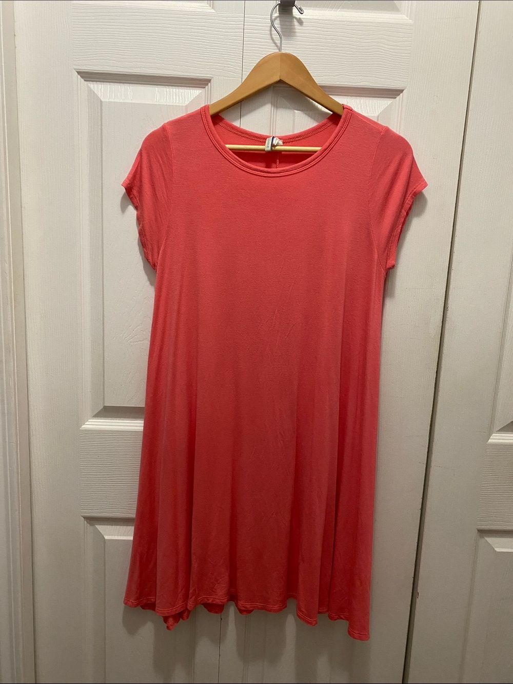 Bellamie Coral Pink Swing Dress